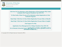 Tablet Screenshot of mum.digitaluniversity.ac